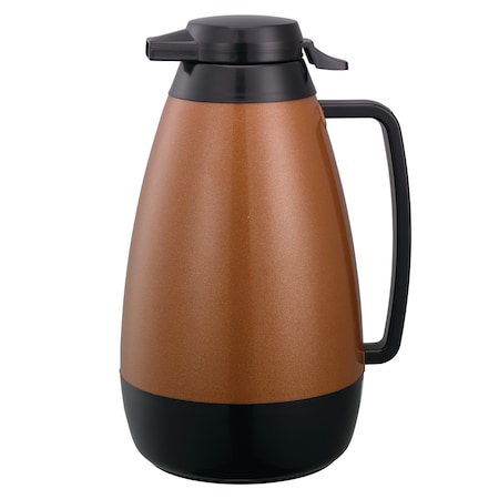 Service Ideas Thermo-Serv Push Button Server, 2L, Plastic, Copper PB421CB